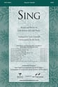 Sing SATB choral sheet music cover